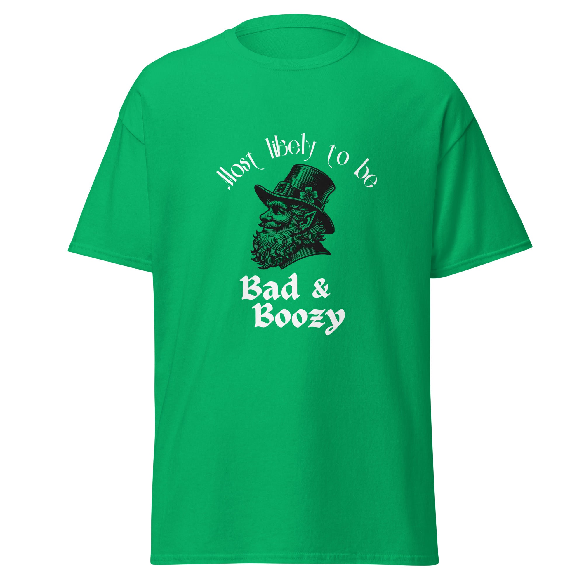 SPD: Bad & Boozy-Leprechaun Unisex classic tee