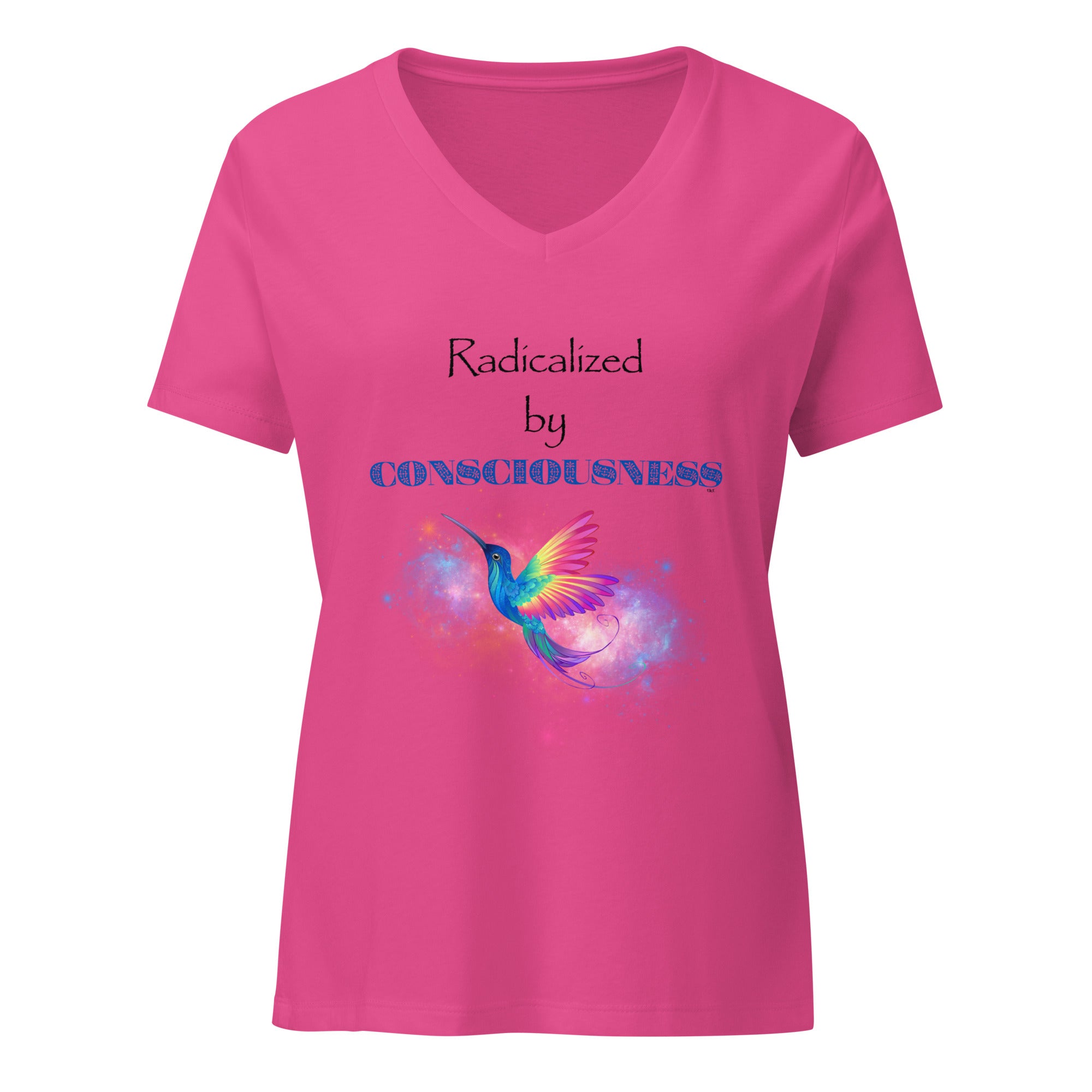 Radicalized by Consciousness Women’s relaxed v-neck t-shirt