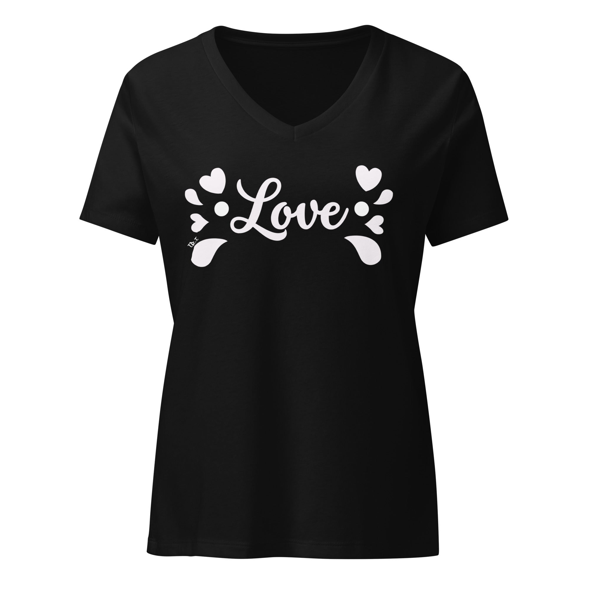 Love VALENTINE Women’s relaxed v-neck t-shirt