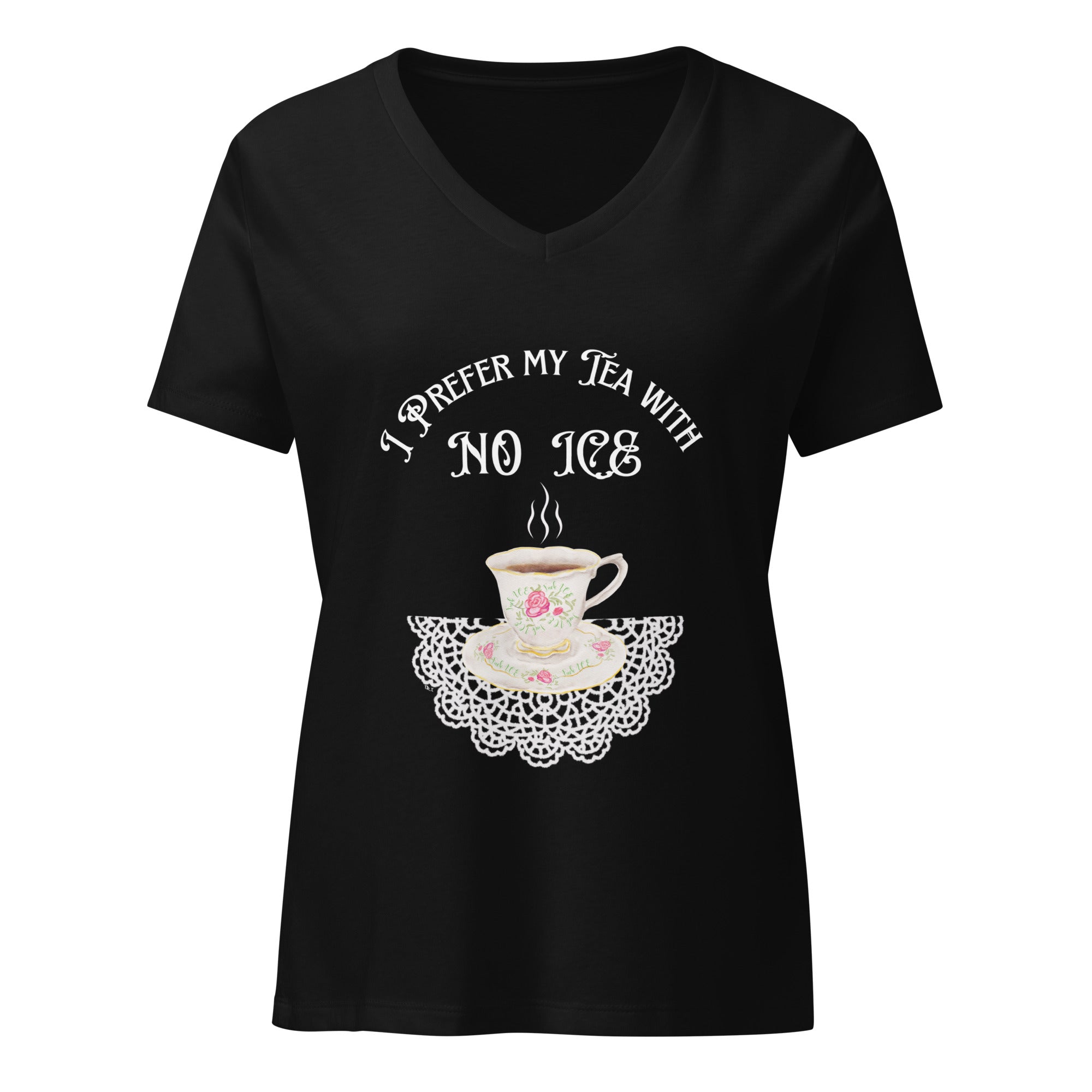 NO ICE Women’s relaxed v-neck t-shirt